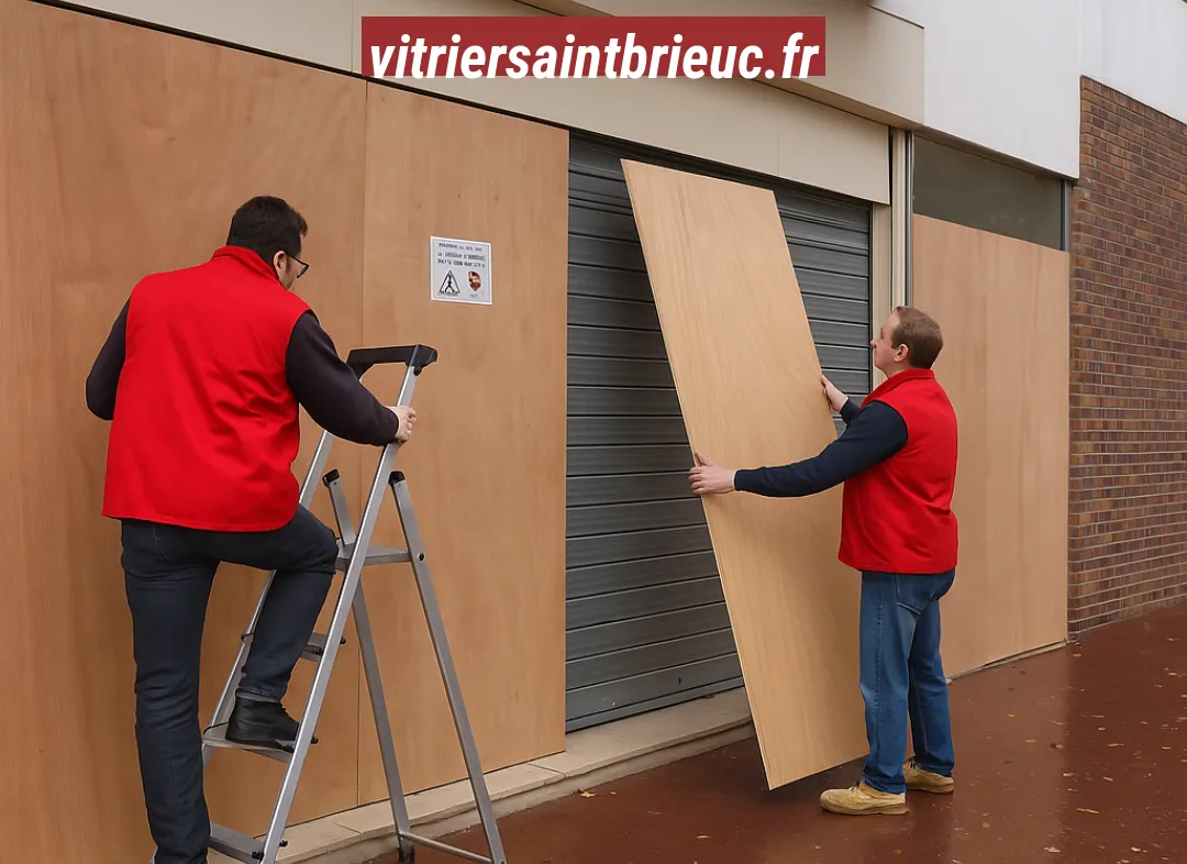 Mise en sécurité fermeture provisoire Saint-Brieuc